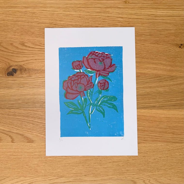 Coming Up Roses Limited A4 Print