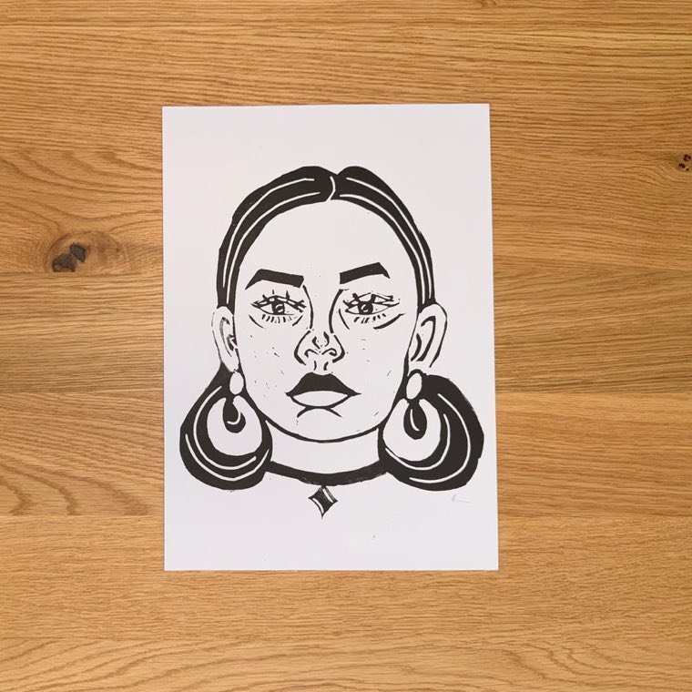 Eva A4 Print