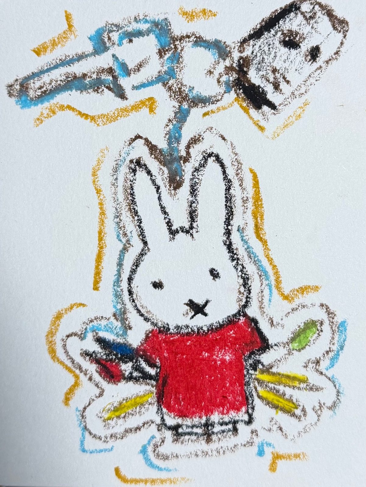 Day 5 Sketch to 1K - Miffy Keyring 