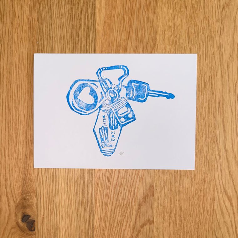 Keychain A5 Print