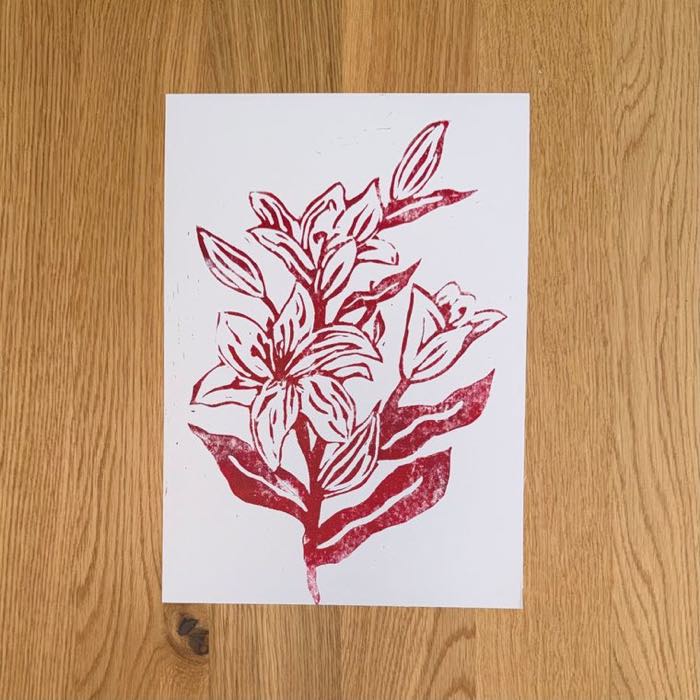 Lillies A4 Print