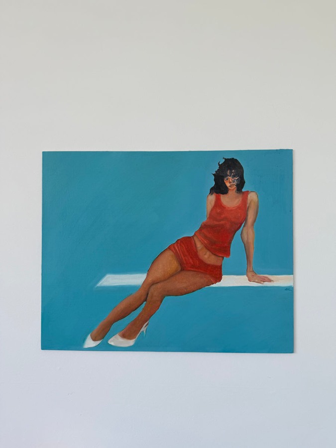 Marina Oil on Canvas board