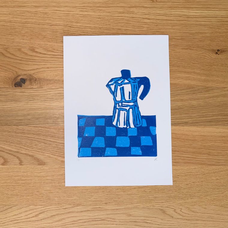 Morning Coffee Limited A4 Print