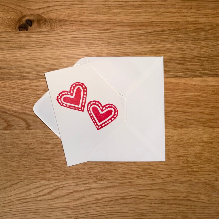 Red Heart Card