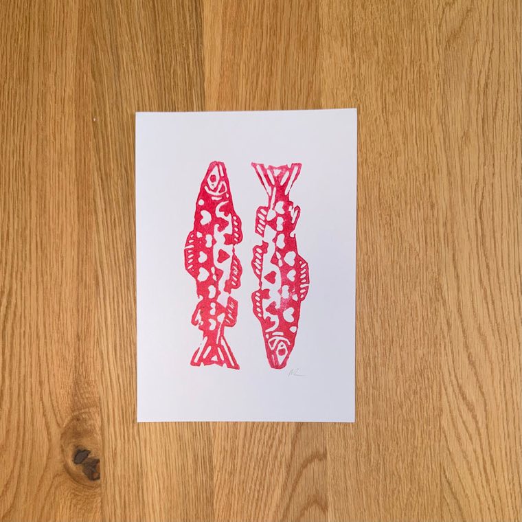 Somethings Fishy A5 Print